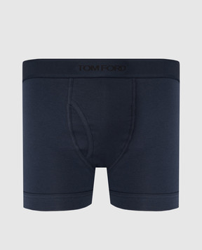 Tom Ford Сині труси-боксери з логотипом T4LC32040