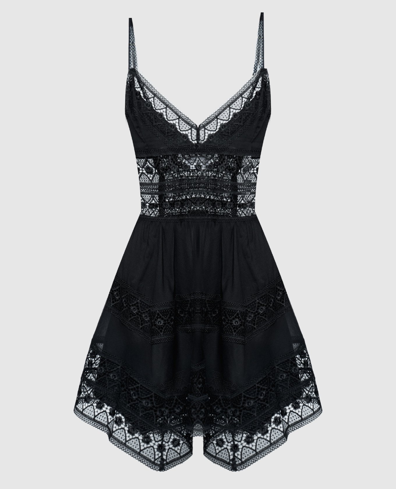 Black dress Syilvie with lace