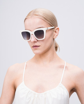 Twinset Белые очки с логотипом. 999TZ5063