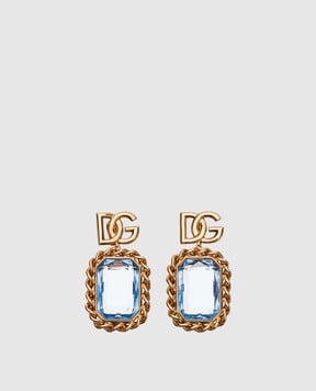 Dolce&Gabbana Золотисті кліпси з логотипом WER6R7W1111