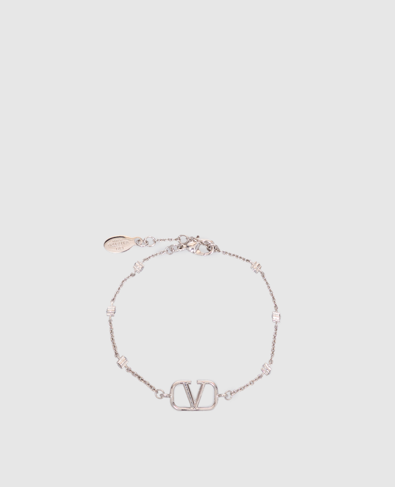 

серебристый браслет с кристаллами Swarovski, Браслеты