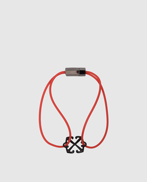 Off-White Червоний браслет Arrow  OMOA10AF24MET001