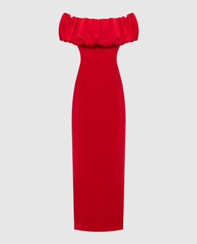 Rowen Rose Красное платье миди DRSRR388RED