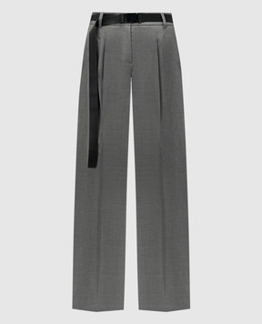 Max Mara Серые брюки JUANITA с шерстью JUANITA