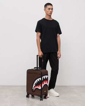 Sprayground Дитяча коричнева валіза SAWTOOTH SHARKS IN PARIS 910CL270NSZ