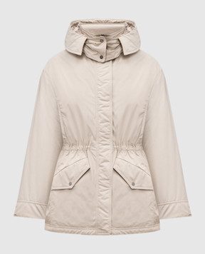 Herno Бежева куртка з логотипом GC000524D12706