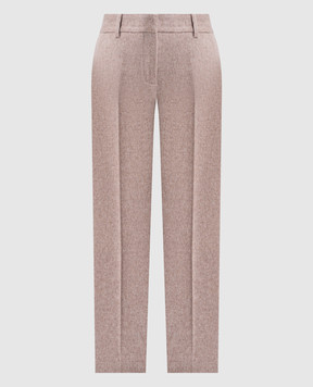 Ermanno Scervino Бежеві штани з вовною D476P300JBG