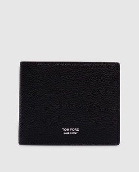 Tom Ford Чорне шкіряне портмоне з логотипом Y0228LCL158S