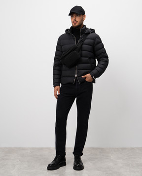 Moncler Черная пуховая куртка Arneb J20911A00106549SK