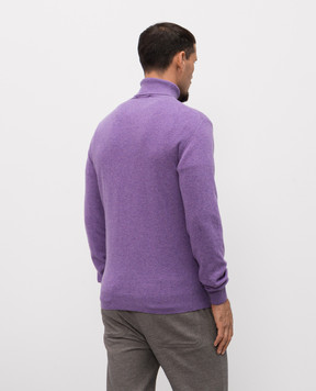 Wool&Co Фиолетовый гольф из шерсти и кашемира WO0023