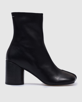 Maison Margiela MM6 Чорні шкіряні ботильони S59WU0249P5000