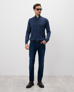 Cashmere&Whiskey Сині джинси з патчем логотипа SENISE781