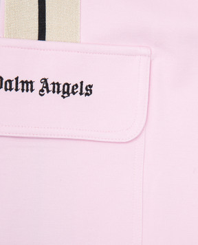 Palm Angels Дитячі рожеві спортивні штани з вишивкою логотипа PGCJ011S25FLE001612