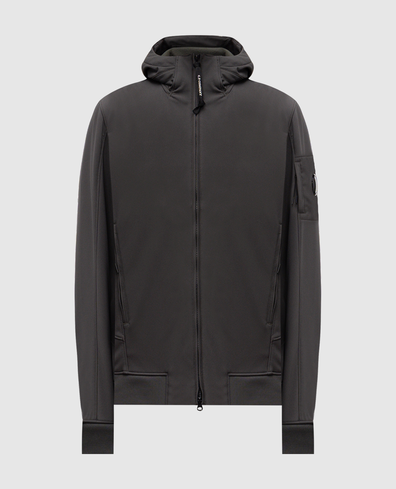 

Зеленая куртка с капюшоном с логотипом, Зеленый, Куртки