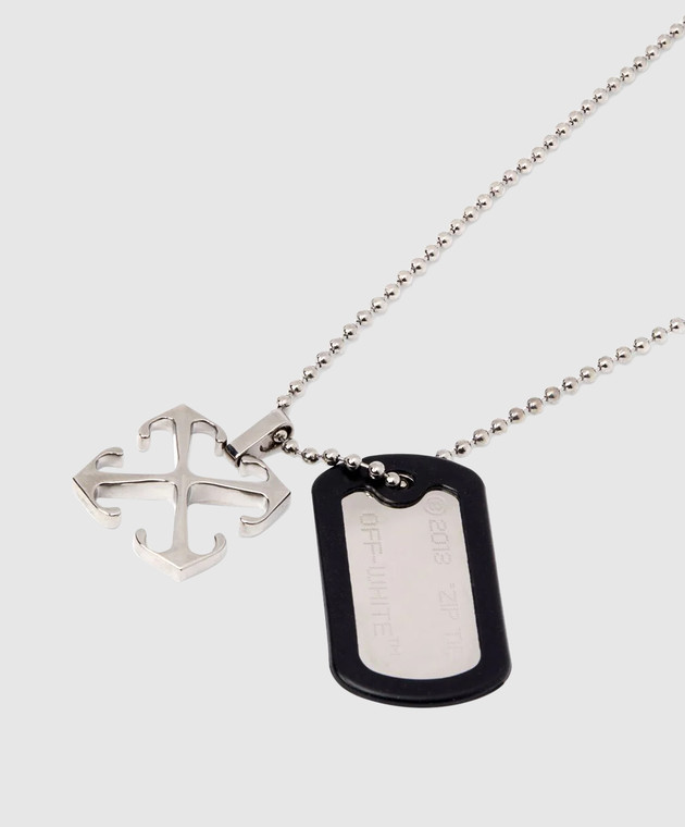 Off-White цепочка с подвеской Arrow OMOB15CF24MET001 изображение 3