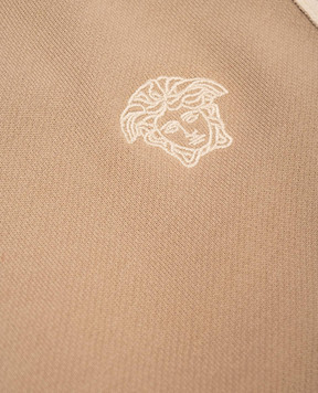 Versace Дитячі бежеві штани Greca 10214031A11652