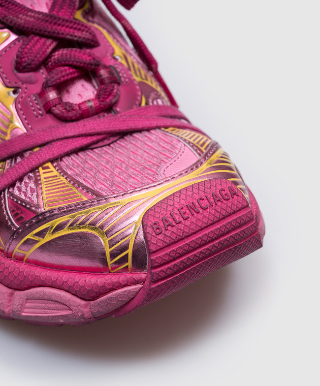 Balenciaga - Розовые кроссовки 3XL с винтажным эффектом