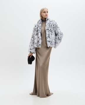 Brunello Cucinelli Бежева сукня з ланцюжком моніль M0H38AHR34