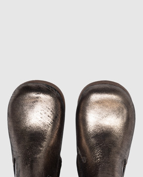 Zecchino D'oro Дитячі золотисті шкіряні черевики N101472325