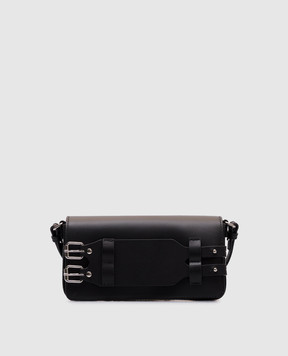 Maison Margiela MM6 Чорна шкіряна сумка крос-боді SB6WG0018P8327