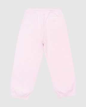 Vetements Детские розовые брюки с вышивкой логотипа KA10SP100K