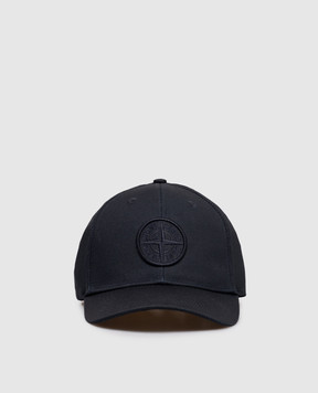 Stone Island Синя кепка з вишивкою емблеми K2S159100013S0248