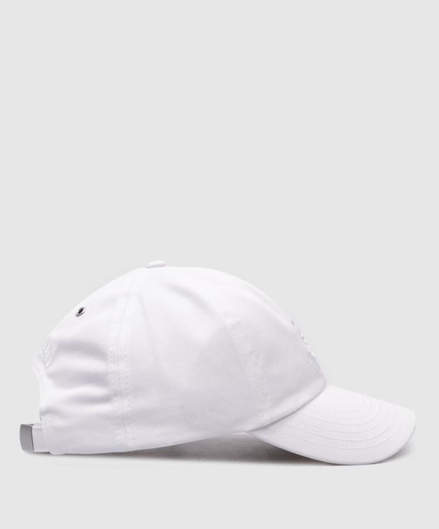 Vilebrequin Белая кепка Capson с вышивкой логотипа PSNU2401 изображение 3