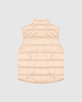 Moncler ENFANT Детский бежевый пуховой жилет Gui K19541A00052597YF810