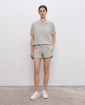 Jil Sander Серый меланжевый свитшот J40GC0137J20010