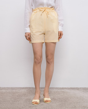 Woolrich Желтые шорты в клетку CFWWSH0051FRUT4070