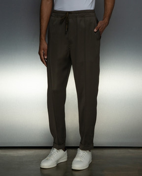 Tom Ford Брюки цвета хаки SJC004FMA003S24