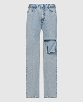 Rokh Блакитні джинси з вирізом R1CA54