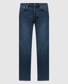 Trussardi Сині джинси з ефектом потертості P404H304775NMJ390D93