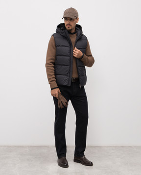 Peserico Коричневий светр з вовни R59425F079044C