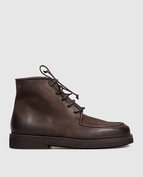 Marsell Коричневі черевики Moccar з нубуку MW8656P022