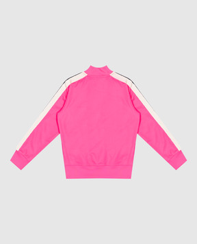 Palm Angels Дитяча рожева спортивна куртка з лампасами PGBD002S25FAB001412