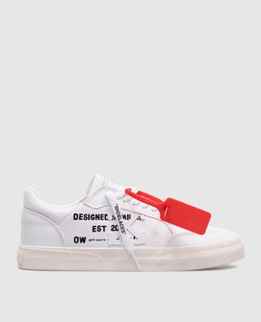 Off-White Білі кросівки Low Vulcanized Animati OMIA293S25FAB002