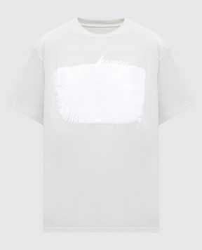 Maison Margiela MM6 Зелена футболка з принтом S62GD0204M20108