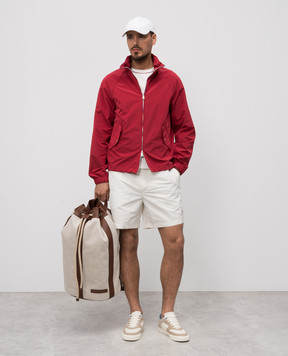 Brunello Cucinelli Бордова вітровка MD4796532P
