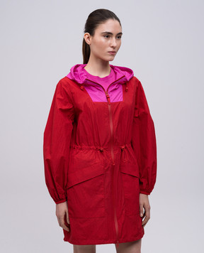 Mackage Червона вітровка ALYSTER з логотипом ALYSTER