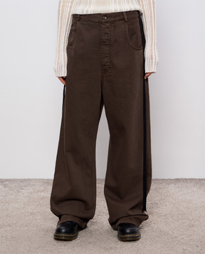 Ann Demeulemeester Коричневые джинсы Polly B0012260FA038