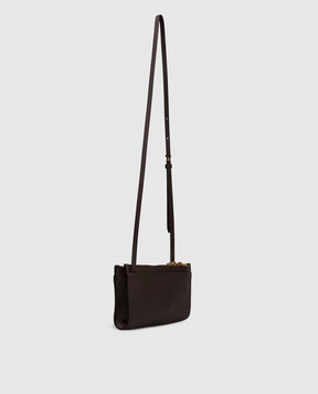 Tom Ford Коричневая кожаная сумка кросс-боди S0517LCL490G