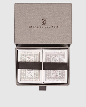 Brunello Cucinelli Набір гральних карт з логотипом MLZSECGAC3