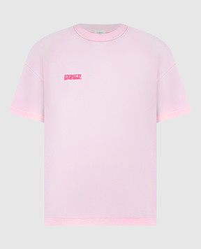 Vetements Рожева футболка з ефектом вивороту UE64TR110P