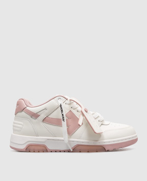 Off-White Білі шкіряні кросівки Оut of office OWIA259C99LEA018