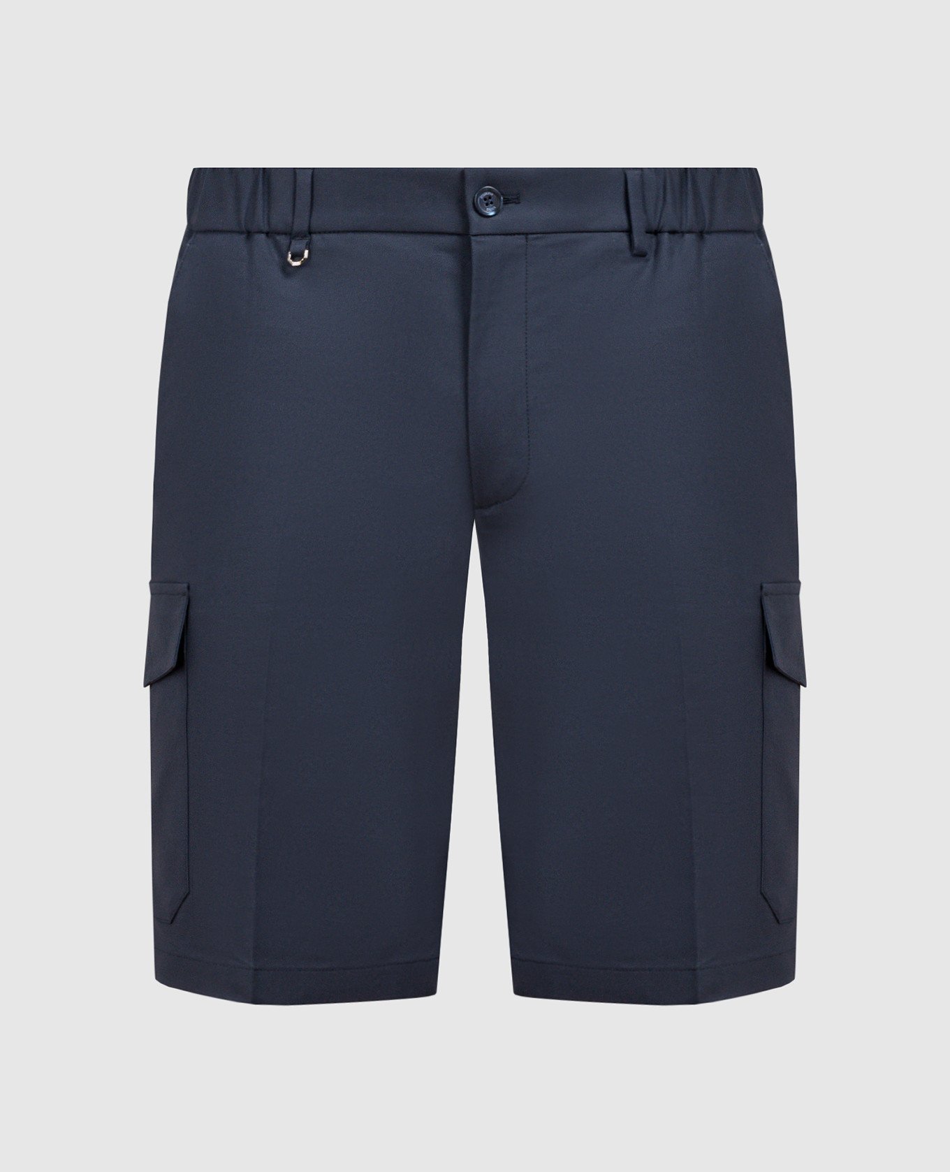 Blue cargo shorts