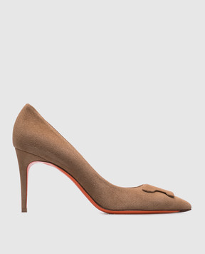 Santoni Бежевые замшевые туфли WDID71207HI2TMGD