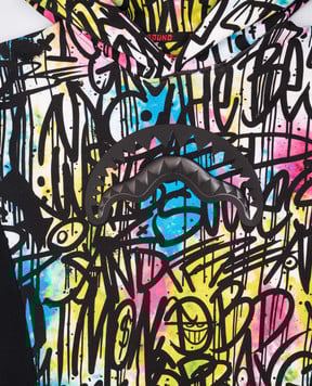 Sprayground Дитяче чорне худі Street Art SPY1216E