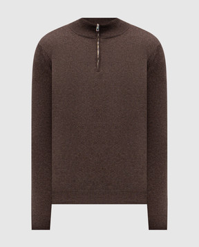 Cashmere&Whiskey Джемпер з кашеміру коричневого кольору MU8661312341R