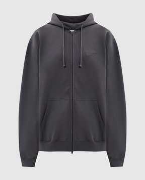 Vetements Сіра спортивна куртка з вишивкою логотипа UH76ZU160M